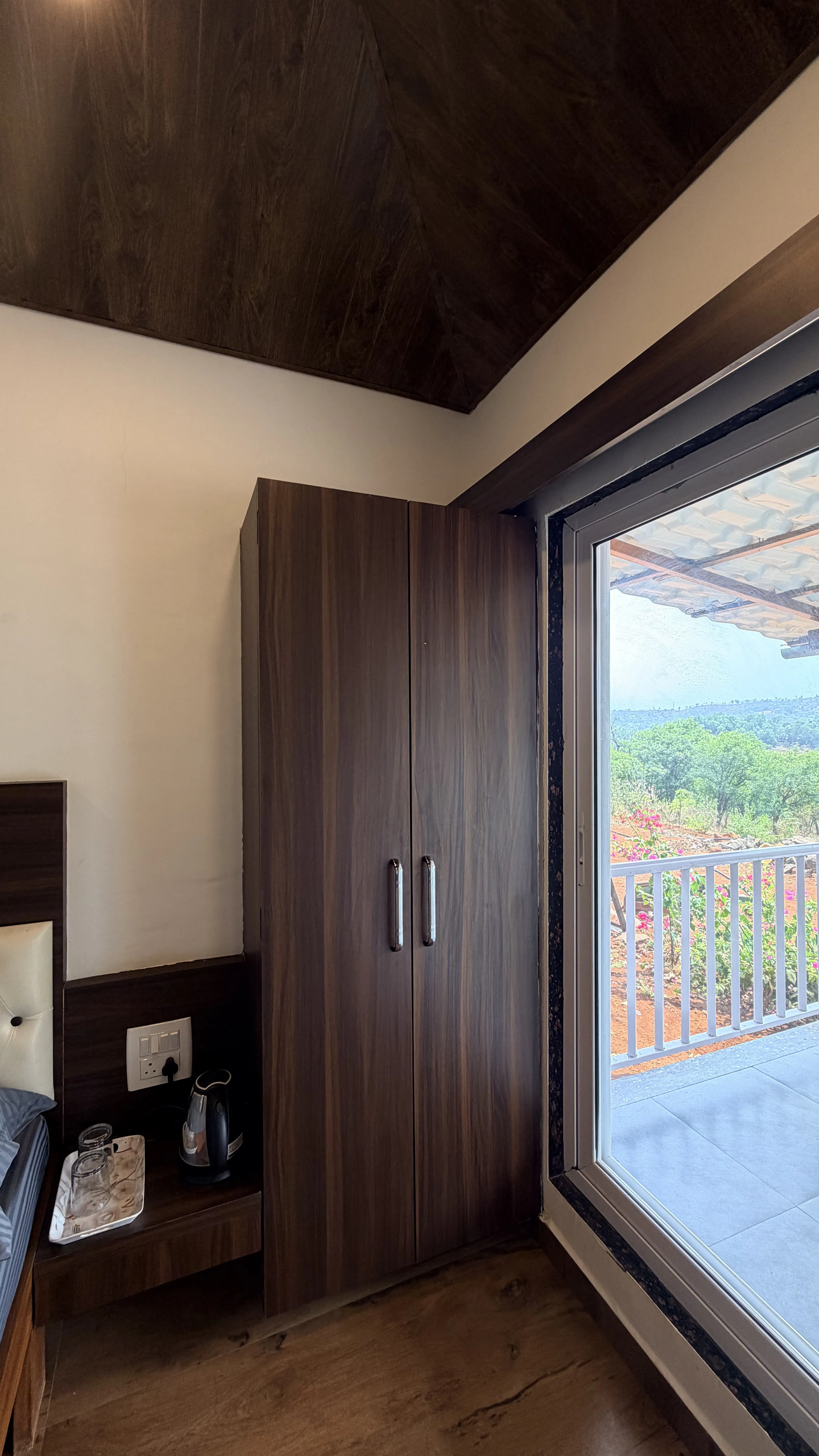 Well-appointed cottage room at Aranyagiri resort